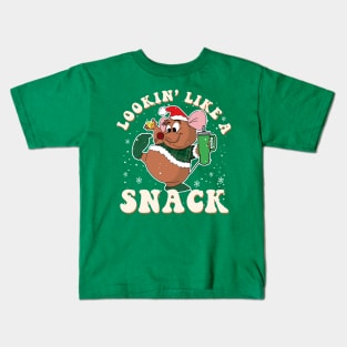 Lookin' Like a Snack Funny Christmas Kids T-Shirt